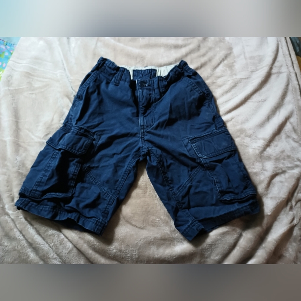 GAP Kids Navy Cargo Shorts Size 14